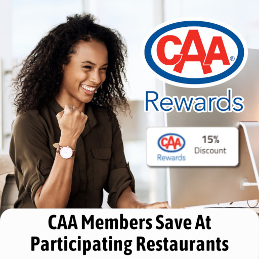 CAA Members Save at Many Dine Local Restaurants